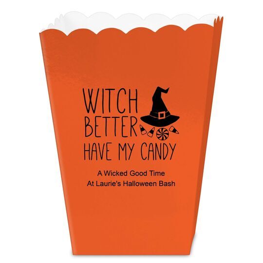 Witch Better Have My Candy Mini Popcorn Boxes